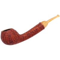 Micah Redmond Sandblasted Long Shank Egg with Amboyna Burl