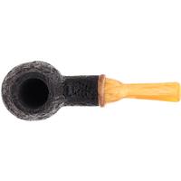 Micah Redmond Sandblasted Bent Egg with Amboyna Burl