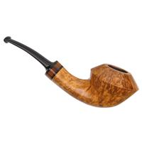 Silver Gray Smooth Bent Bulldog with Cocobolo