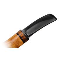 Silver Gray Smooth Bent Bulldog with Cocobolo