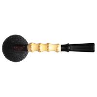 Ryan Alden Sandblasted Bent Brandy with Bamboo (Queen of Hearts)