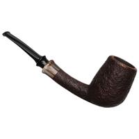 Ryan Alden Sandblasted Bent Billiard with Ox Horn (King of Clubs)