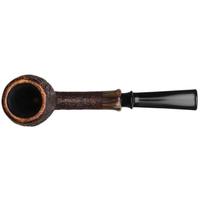 Ryan Alden Sandblasted Bent Billiard with Ox Horn (King of Clubs)