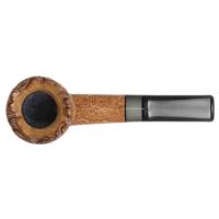 Ryan Alden Natural Sandblasted Bent Dublin with Horn (Jack of Diamonds)