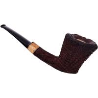 Ryan Alden Sandblasted Bent Dublin with Spalted Pecan (King of Clubs)
