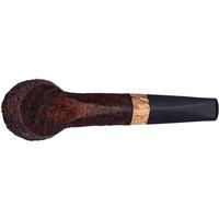 Ryan Alden Sandblasted Bent Dublin with Spalted Pecan (King of Clubs)