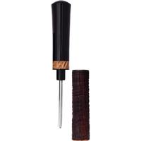 Ryan Alden Sandblasted Bent Dublin with Spalted Pecan (King of Clubs)