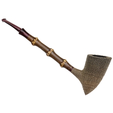 G. Penzo Sandblasted Bog Oak Skater with Bamboo (Shell) (3A)