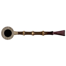 G. Penzo Sandblasted Bog Oak Skater with Bamboo (Shell) (3A)