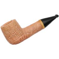 G. Penzo Sandblasted Natural Nosewarmer Billiard with Boxwood (A)