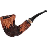 Erik Stokkebye 4th Generation Frihand Matte Brown Partially Rusticated (C)