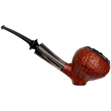 Jerry Zenn Sandblasted Fig Sitter with Horn (750)
