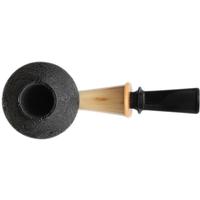 Jerry Zenn Sandblasted Bent Rhodesian with Horn and Boxwood