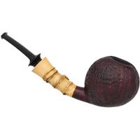 Jerry Zenn Sandblasted Bent Apple with Bamboo and Boxwood