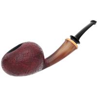 Jerry Zenn Sandblasted Tomato with Horn and Boxwood