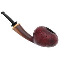 Jerry Zenn Sandblasted Tomato with Horn and Boxwood