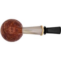 Jerry Zenn Sandblasted Rhodesian with Horn and Boxwood
