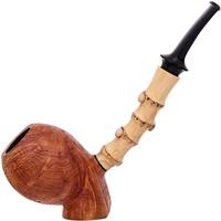 Jerry Zenn Sandblasted Apple Sitter with Bamboo