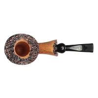 Savinelli Autograph Autograph Freestyle Panel Partially Sandblasted Bent Dublin