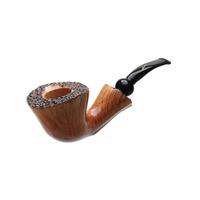 Savinelli Autograph Autograph Freestyle Panel Partially Sandblasted Bent Dublin