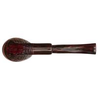 Savinelli Autograph Autograph Panel Partially Sandblasted Bent Billiard (6mm)