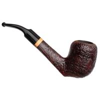 Savinelli Autograph Briar Line Sandblasted Bent Billiard (6mm)