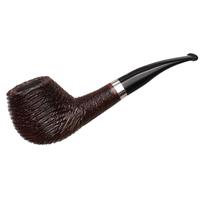 Savinelli Autograph Artisan Rusticated Bent Apple with Silver (6mm)