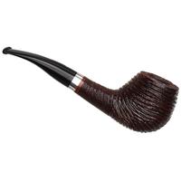 Savinelli Autograph Artisan Rusticated Bent Apple with Silver (6mm)