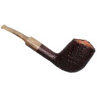 Savinelli Autograph Autograph Sandblasted Bent Billiard (6mm)