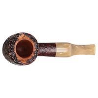 Savinelli Autograph Autograph Sandblasted Bent Billiard (6mm)