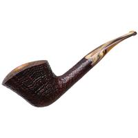 Savinelli Autograph Autograph Sandblasted Bent Dublin (6mm)
