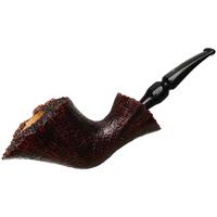 Savinelli Autograph Autograph Sandblasted Bent Dublin (6mm)