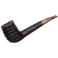 Savinelli Autograph Autograph Freestyle Sandblasted Long Shank Bent Billiard (6mm)