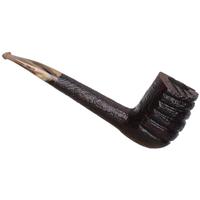 Savinelli Autograph Autograph Freestyle Sandblasted Long Shank Bent Billiard (6mm)