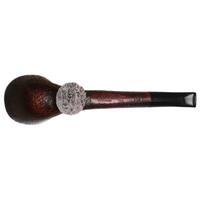 Savinelli Autograph Autograph Sandblasted Bent Dublin Sitter (6mm)