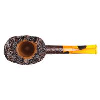 Savinelli Autograph Autograph Sandblasted Bent Dublin (6mm)