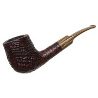 Savinelli Autograph Autograph Sandblasted Bent Billiard (6mm)