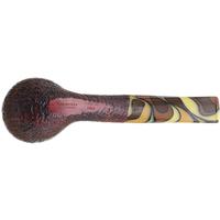 Savinelli Autograph Autograph Sandblasted Bent Egg (6mm)
