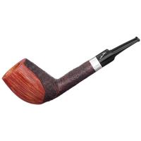 Savinelli Autograph Autograph Panel Partially Sandblasted Freehand with Silver (Legacy Stock)