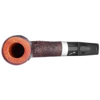 Savinelli Autograph Autograph Panel Partially Sandblasted Freehand with Silver (Legacy Stock)