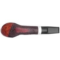 Savinelli Autograph Autograph Panel Partially Sandblasted Freehand with Silver (Legacy Stock)