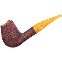 Savinelli Autograph Autograph Sandblasted Bent Egg (6mm)