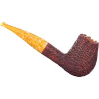 Savinelli Autograph Autograph Sandblasted Bent Egg (6mm)