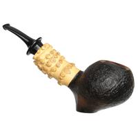 Dirk Heinemann Sandblasted Egg Sitter with Bamboo
