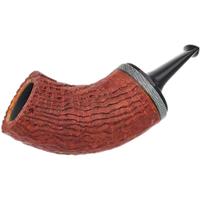 Dirk Heinemann Sandblasted Reverse Calabash Tuban with Spalted Platan