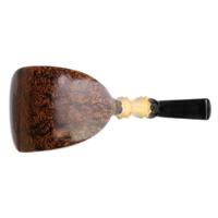 Ken Dederichs Partially Sandblasted Shield with Bamboo