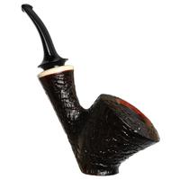 Grechukhin Design Sandblasted Bent Dublin Sitter with Ivorite
