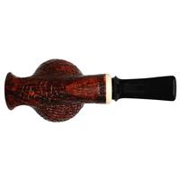 Grechukhin Design Sandblasted Standing Bent Apple with Ivorite