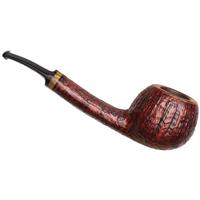 Grechukhin Design Sandblasted Bent Apple with Zebrawood