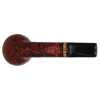Grechukhin Design Sandblasted Bent Apple with Zebrawood